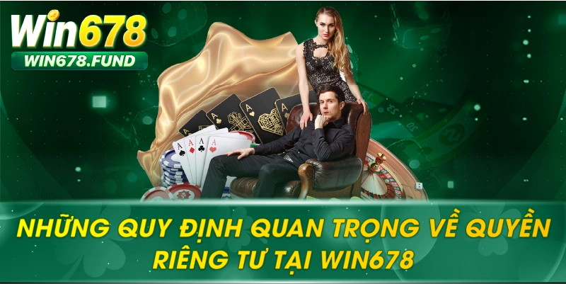 Những quy định quan trọng về quyền riêng tư tại win678